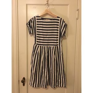Striped Clad and Cloth Dress